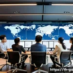 Home 19 학제간 지식 구축의 성과 측정 지표 - A diverse group of interdisciplinary researchers collaborating in a modern Thai university conferenc...